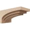 Ekena Millwork 4"W x 8"D x 4"H Wide Rockford Rough Cedar Woodgrain TimberThane Corbel, Primed Tan CORUR04X08X04ROCRCPR - alternate 1